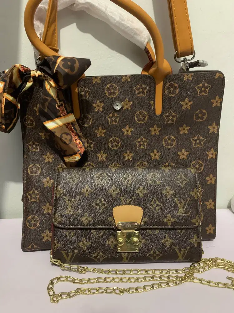 TAS LV - MONOGRAM STYLE SET HANDBAG PRELOVED