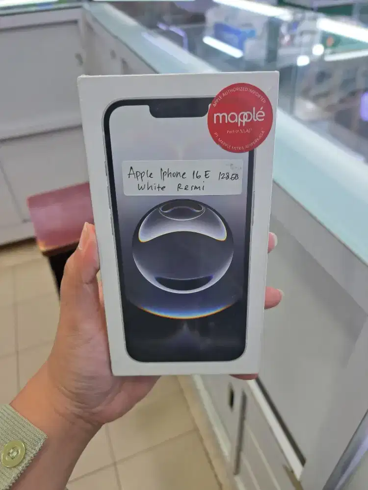 Apple IPhone 16E 128GB White New Segel Box Garansi Resmi