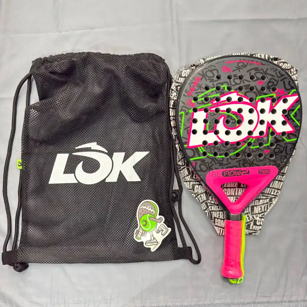 LOK BE FLOW PINK GEN 2 2026 RAKET RACKET PADEL