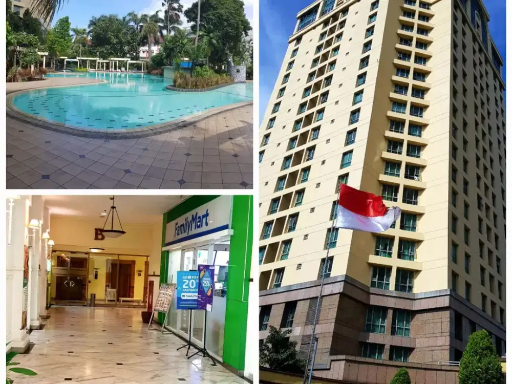 Unit Apartemen Mitra Oasis Senen Tower B Full Furnished View Taman & Lapangan Tennis