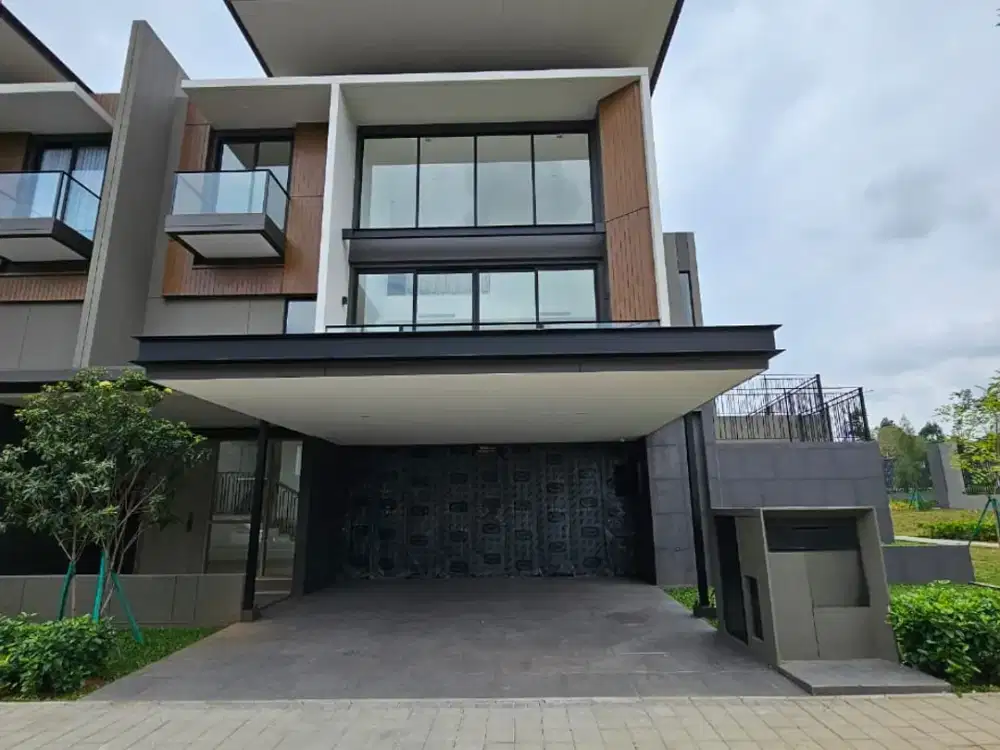 Rumah Mewah Tipe Hoek dengan Private Lift Dekat Kawasan Kuliner di Cluster Laurel Nava Park BSD City