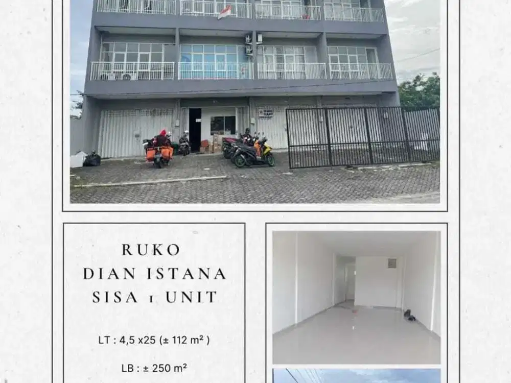 SEWA JUAL RUKO 3 LANTAI DIAN ISTANA DERETAN MOCCA VRBANA - PUNCAK CBD