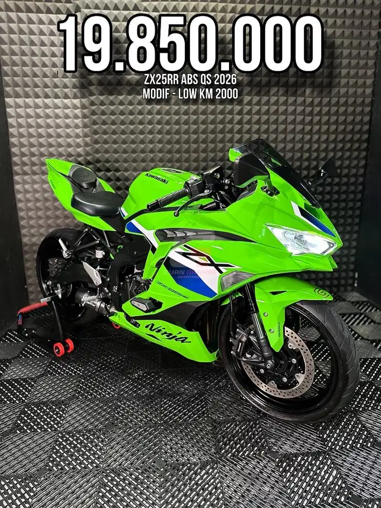 ZX25RR OR ZX 25 RR ABS QS 2026 MODIF LOW KM RAWATAN LIKE BRAND NEW BRO