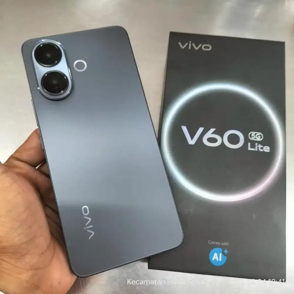 Vivo V60LITE 5G 8/256gb fullset original mulus garansi on setahun