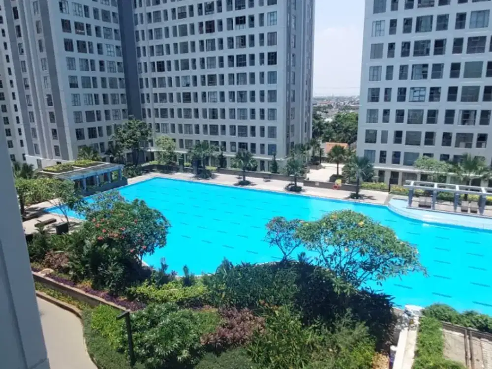 M-Town Gading Serpong Tower Ellis 3BR Full Furnished View Pool Siap Huni