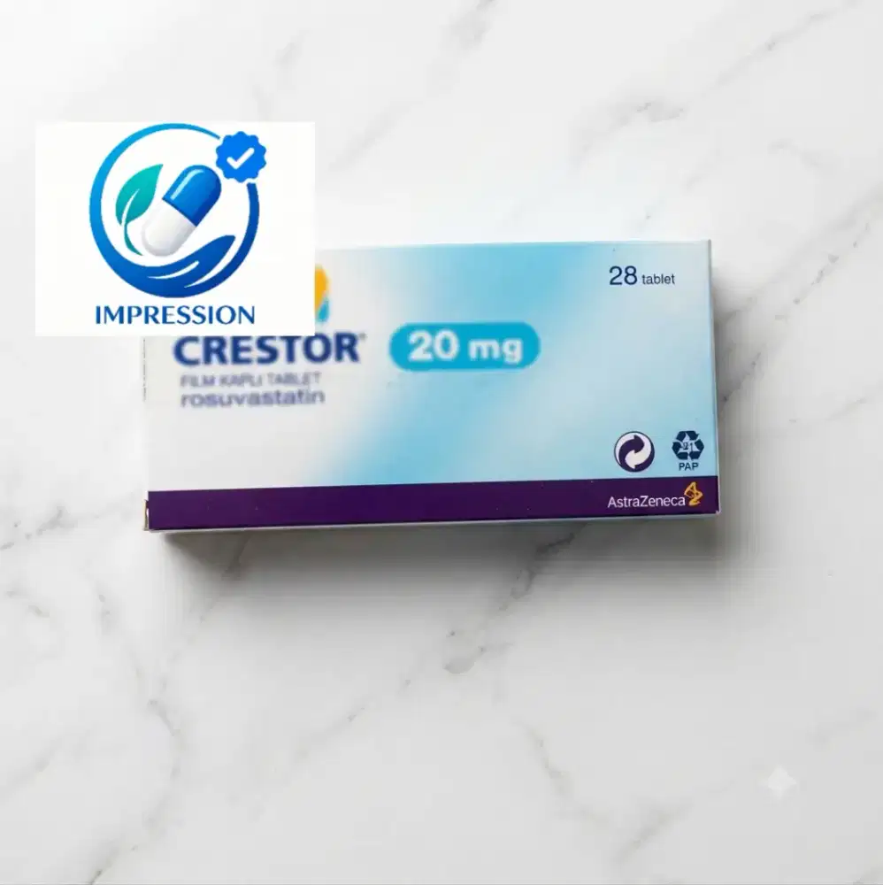 (ORIGINAL) OBAT TURKI - CRESTOR 20mg ISI 28 TABLET