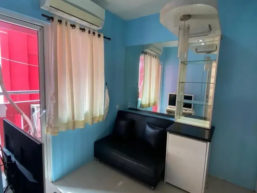Apartment Green Pramuka City 2 kamar furnish Tower Bougenville