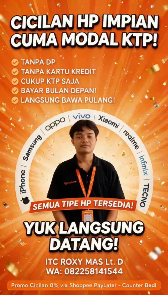 Cicilan tanpa DP bunga 0%
