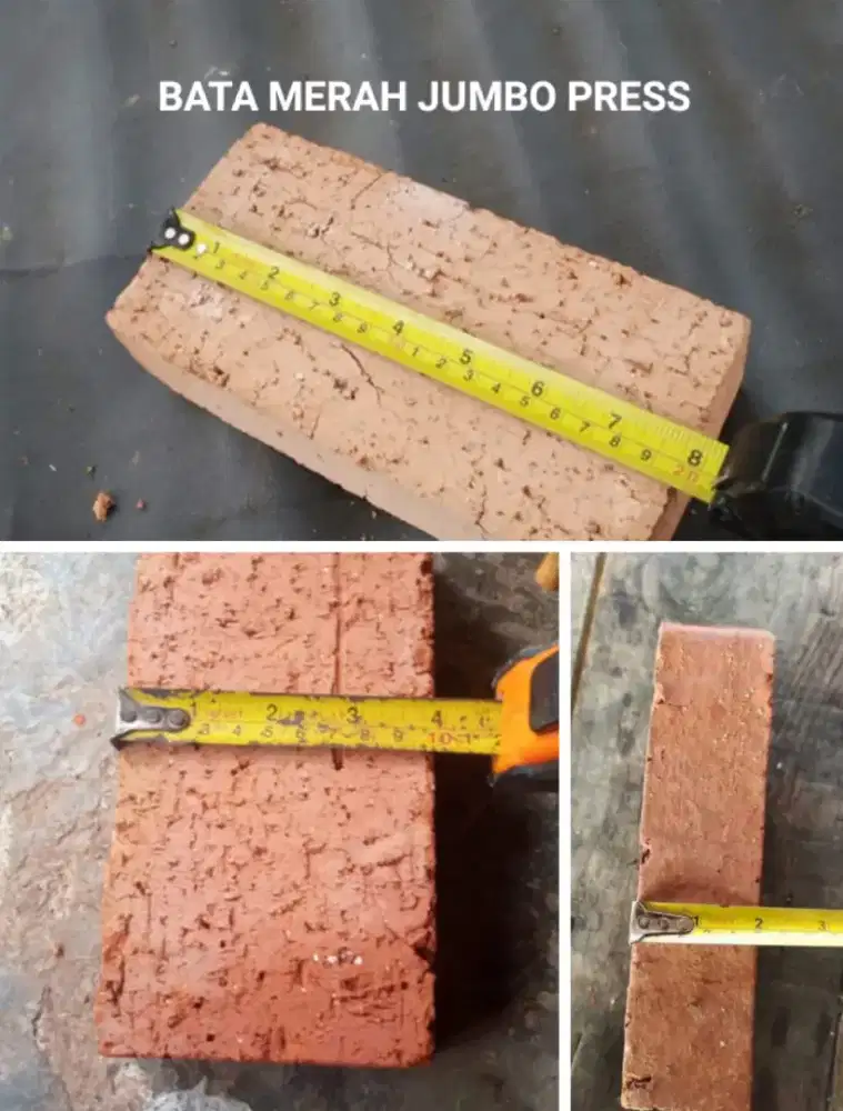 BATA MERAH JUMBO BAKAR/OVEN PRES PABRIK
