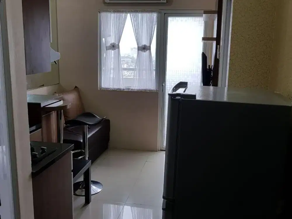 The green pramuka city apartemen 2 kamar furnish bagus