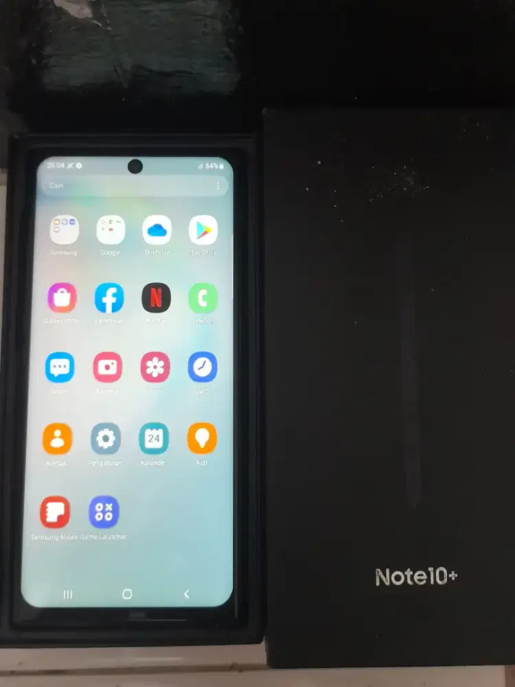 Samsung not 10 plus  spek 12/256 Kel Fullset