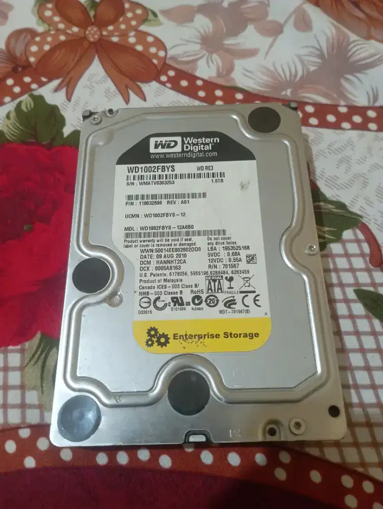 Jual Hardisk 1TB WD Black Normal Murah