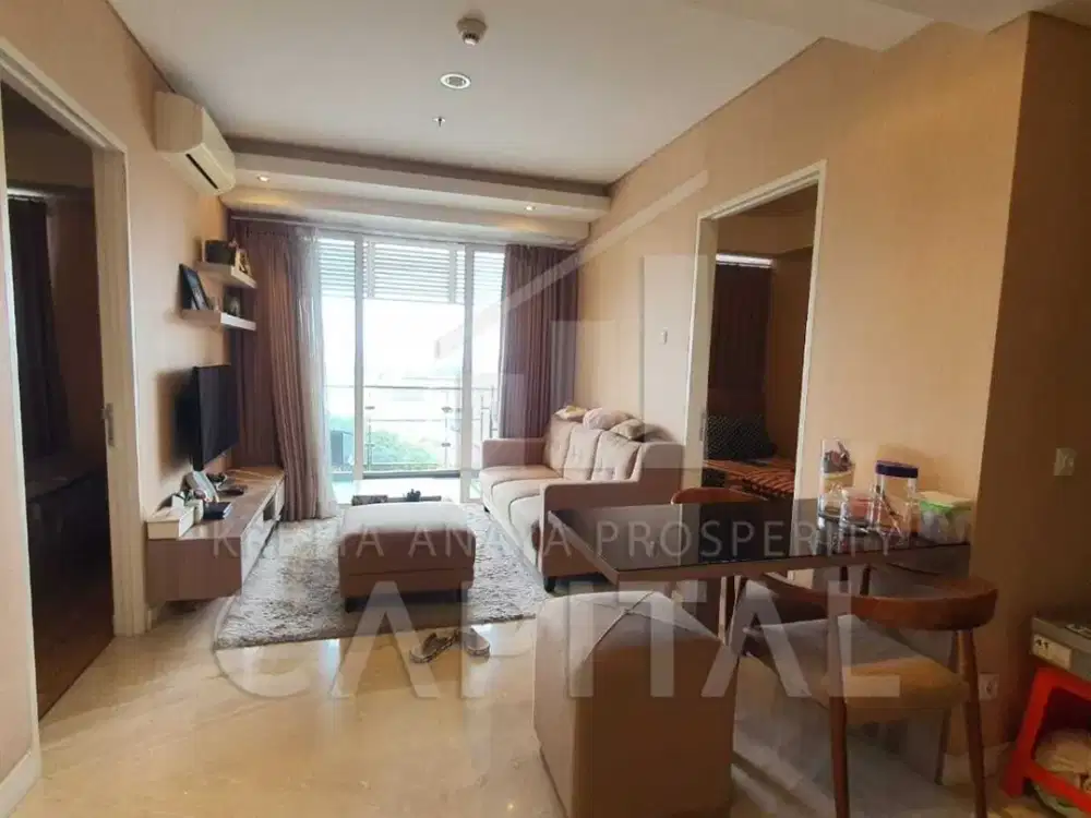 TERNYAMAN DAN STRATEGIS DENGAN VIEW 23 PASKAL DI LANDMARK RESIDENCE TYPE 2 BR