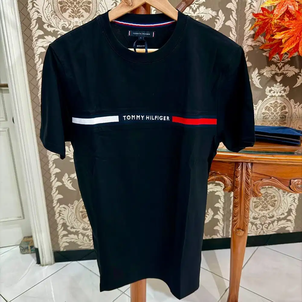 Tommy Hilfiger Logo Black Shirt