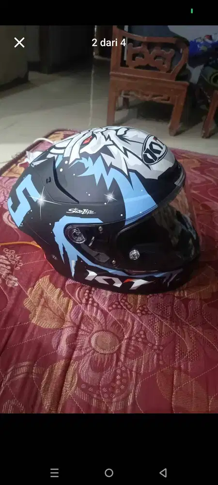KYT TTC Motif Masia Winter Test Blue Edition