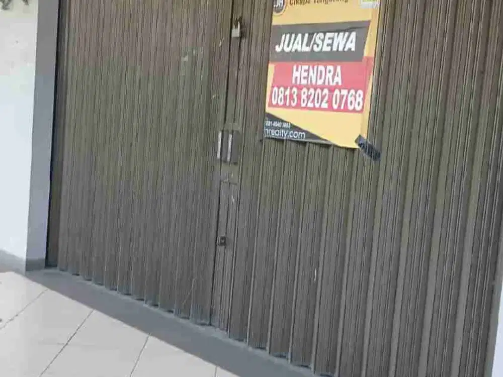 Ruko 2 lantai di Pasar 8 Suvarna Sutera