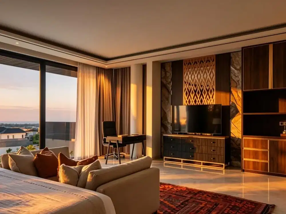 Modern Fully Furnished Ocean View Villa for Sale in Uluwatu – 5 Bedrooms with Private Cinema - Thumbnail 5