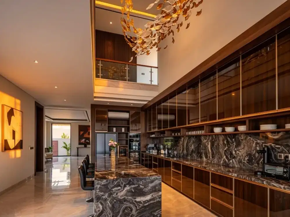Modern Fully Furnished Ocean View Villa for Sale in Uluwatu – 5 Bedrooms with Private Cinema - Thumbnail 2