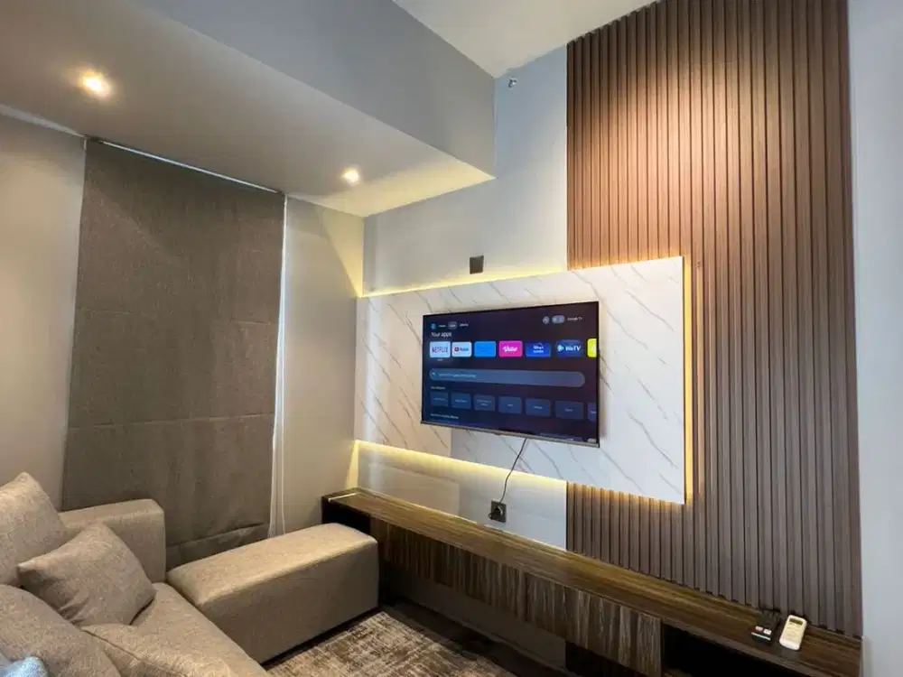 Dijual dan Disewakan Apartemen Tokyo Riverside Tipe 1BR 40m2 Hoek Fully Furnish PIK2, Jakarta Utara