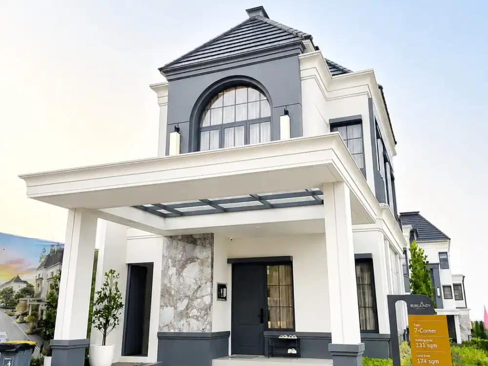 Dijual Rumah Cantik 2 Lantai di Rancamaya Burgundy, Jawa Barat