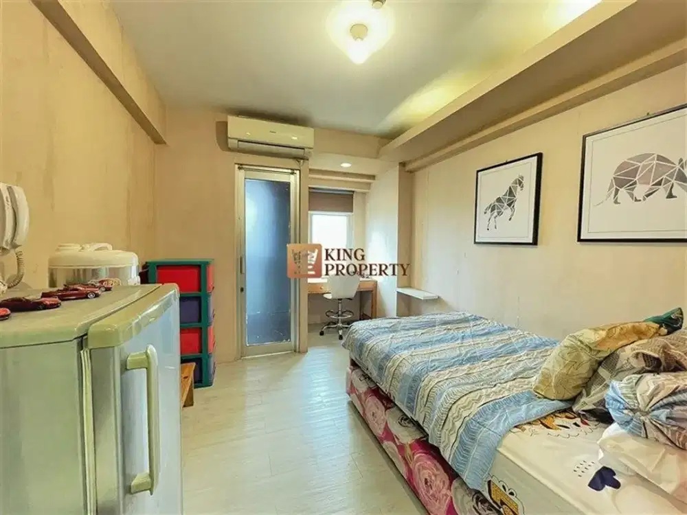 Harga Terjangkau! Studio Green Bay Pluit Full Furnished View Kota Tower Depan & Siap Huni