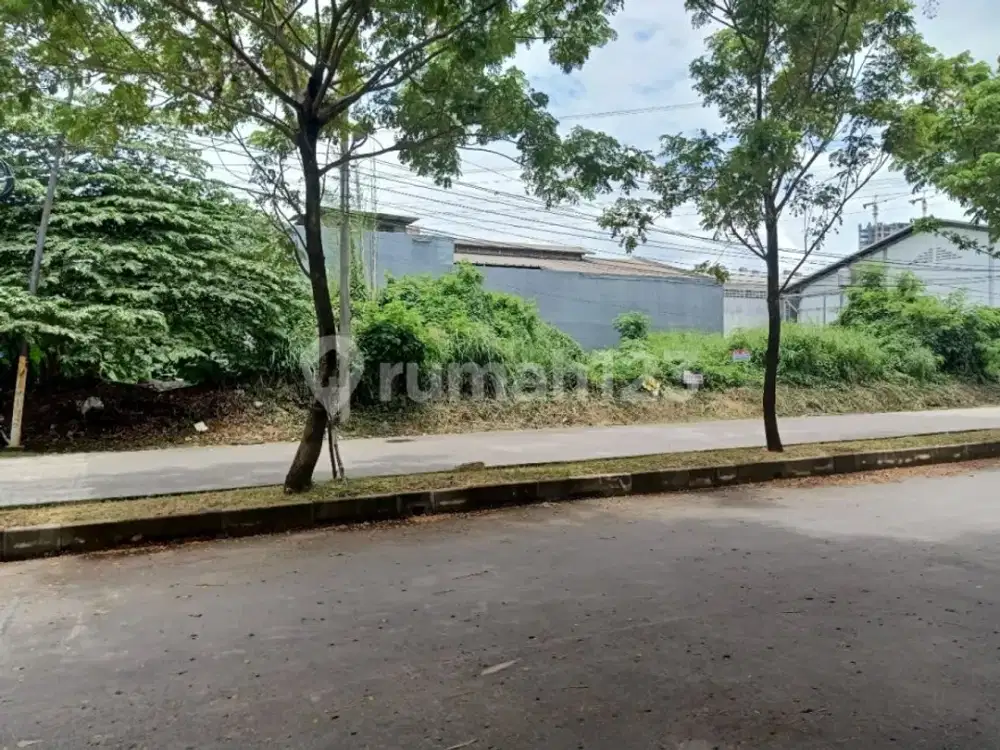 Tanah Pergudangan Ramai Posisi Boulevar Siap Bangun Lokasi Dekat Tol Di Pergudangan Multiguna Alam Sutera Tangerang