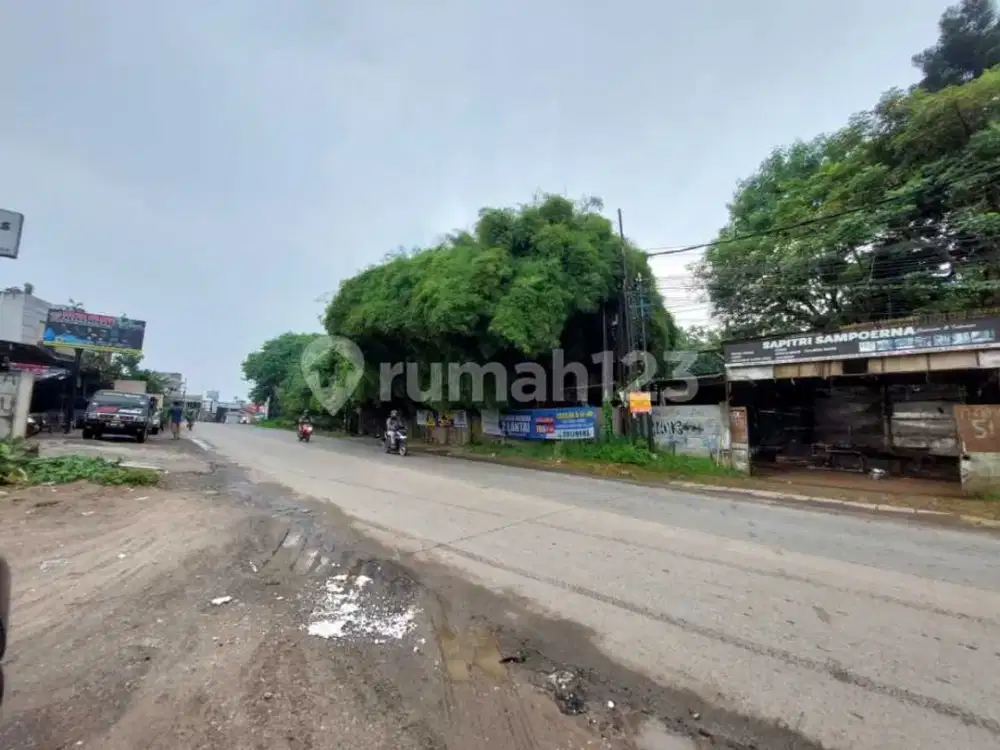 Kavling SHM Pinggir Jalan Raya Ramai Hanya 2 KM Dari BSD