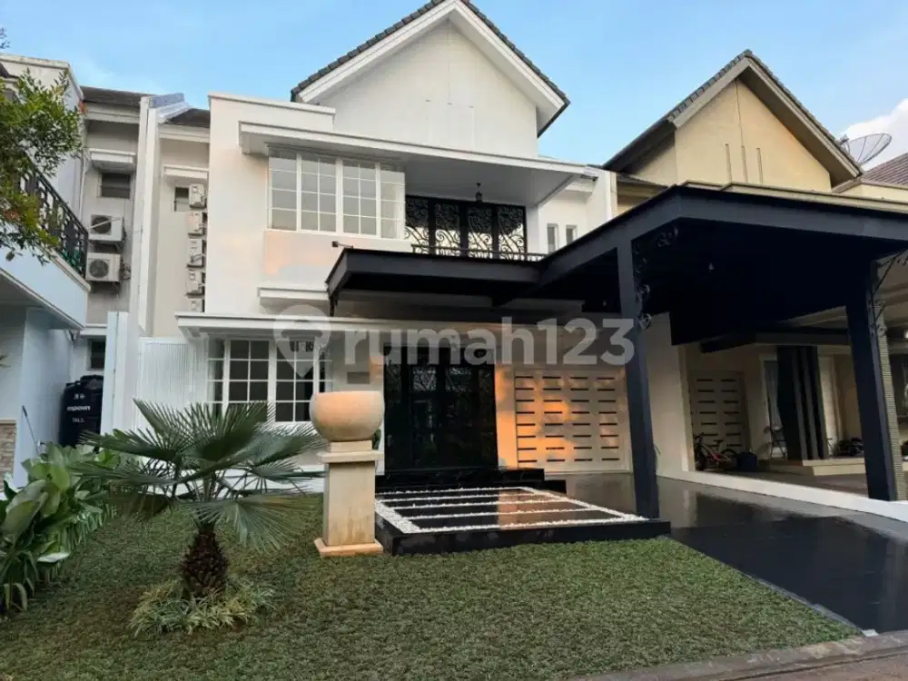 Rumah Sudah Renovasi total mewah SHM di Delatinos BSD