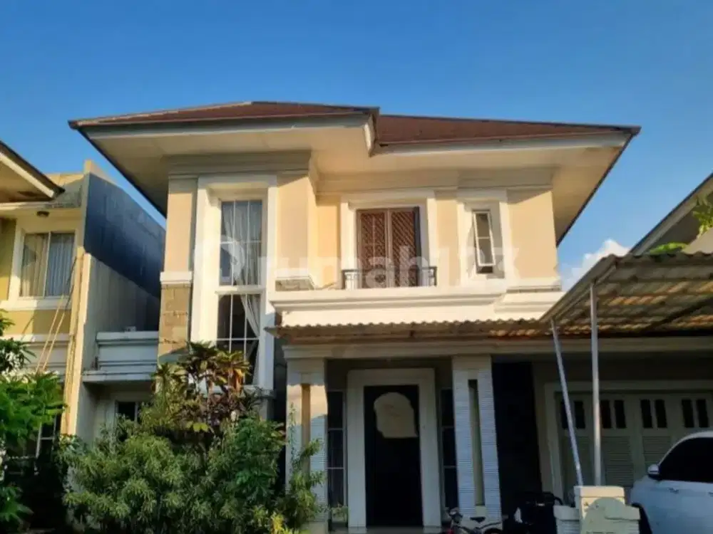 Rumah 2 Lantai SHM hadap Utara dekat sport club tol mall di Alam sutera Tangerang