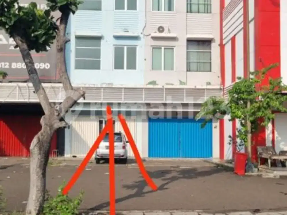 Ruko murah Strategis hadap jalan raya Serpong di Ruko Malibu BSD