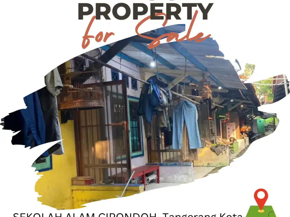 Kontrakan Strategis Cipondoh dekat, Green lake city, green village Tangerang harga NJOP