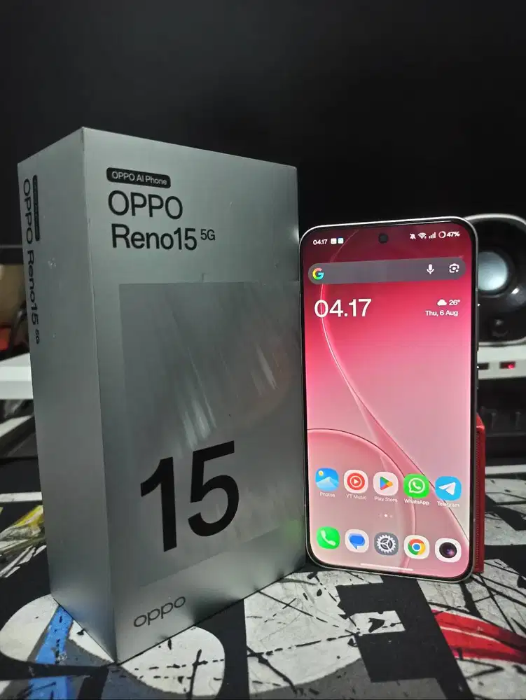 Oppo Reno 15 5g 8/256 GB Putih Resmi