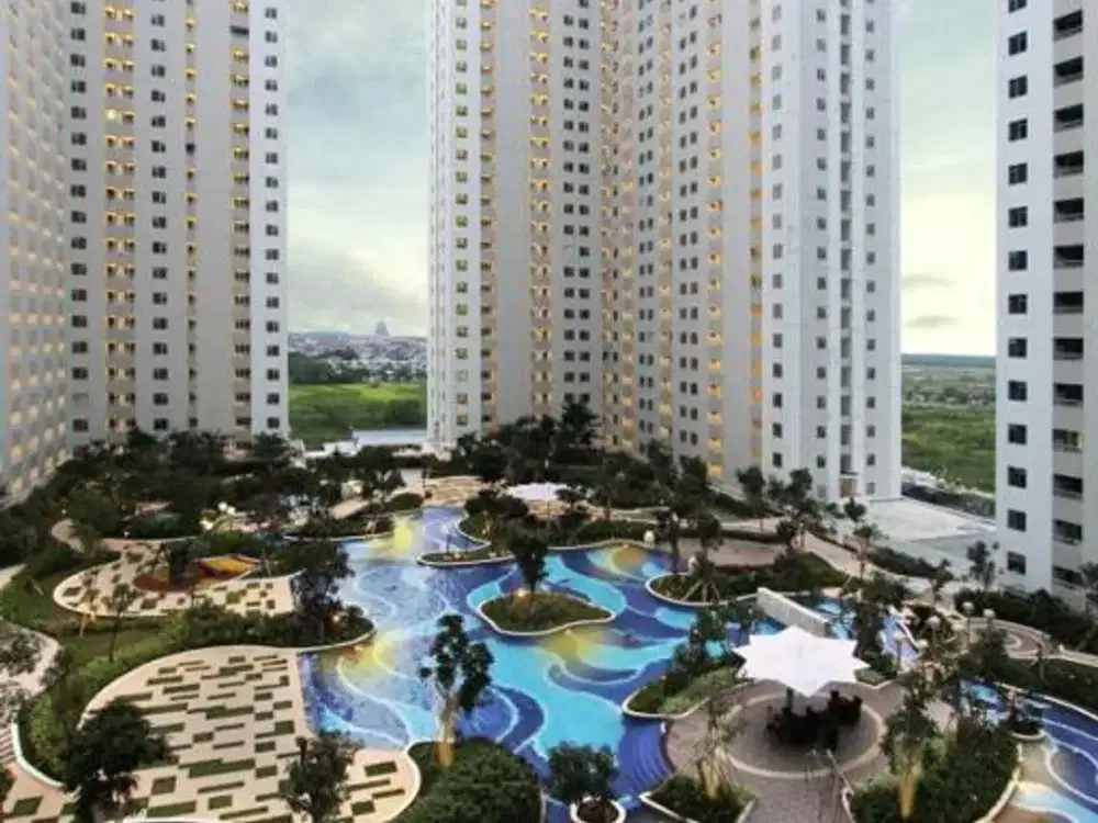 DIJUAL / DISEWAKAN APARTEMEN EDUCITY TOWER PRINCETON FULL FURNISHED DAN KITCHEN SET BARU. KM MANDI BARU DIRENOVASI.