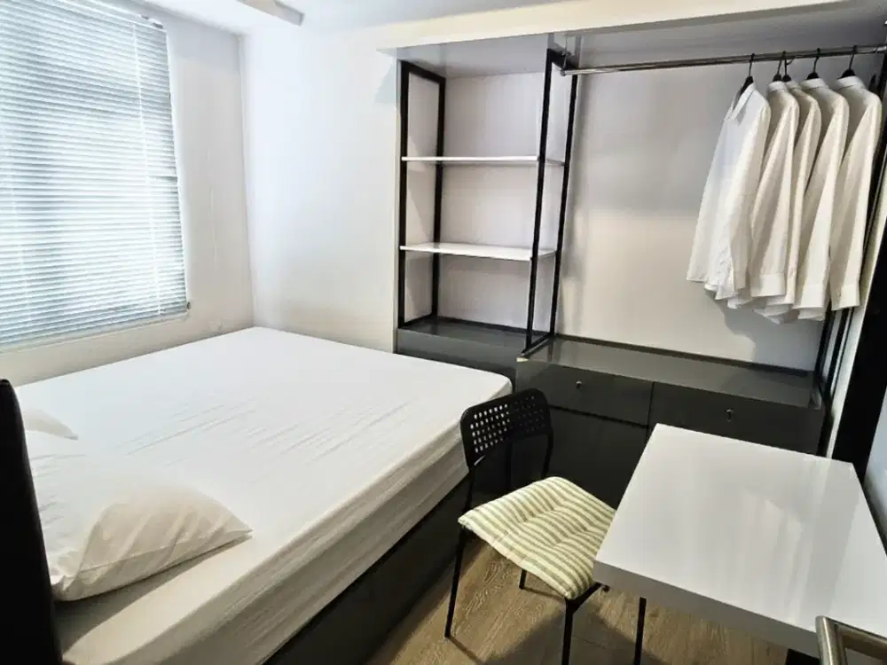 Jual Sewa Apartemen 2 Kamar Corner Furnis Lengkap Kontemporer Disain Educity Pakuwon City