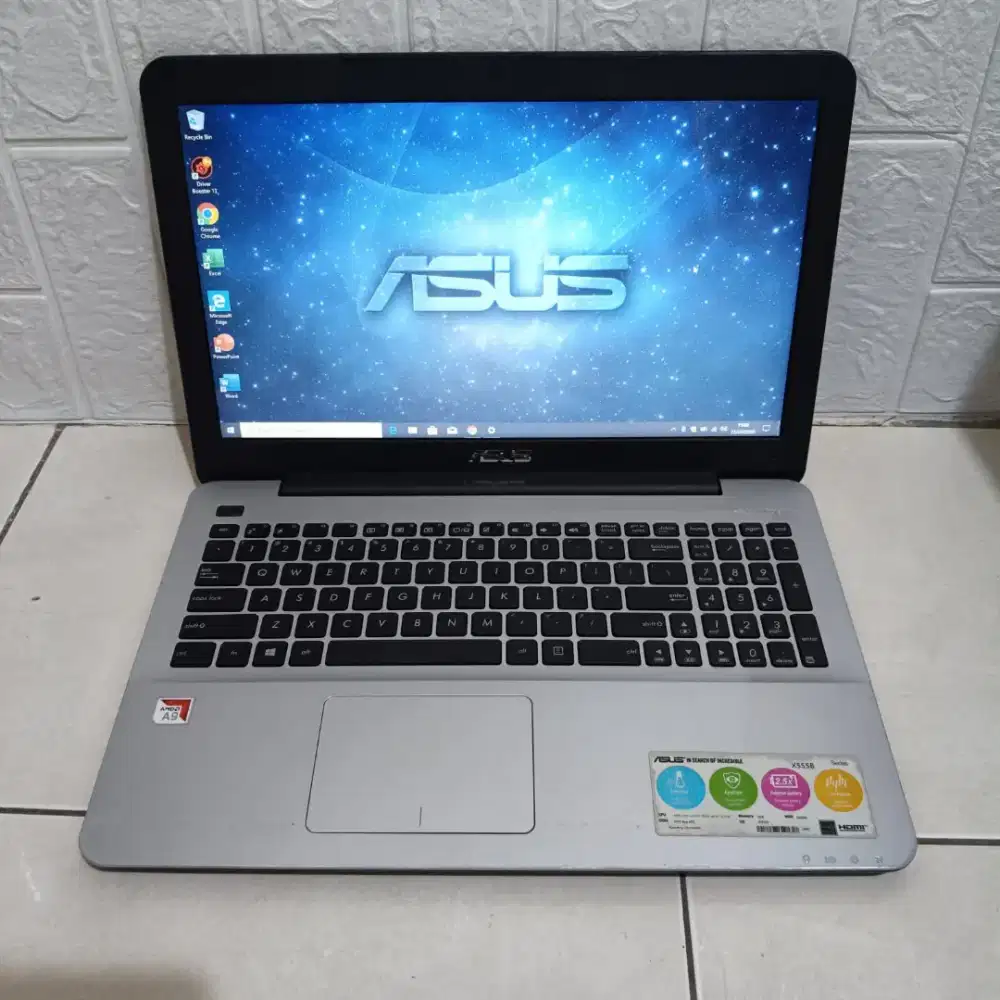Dijual Laptop Merek Asus X555BA, Cocok Buat Edit Dan Game,