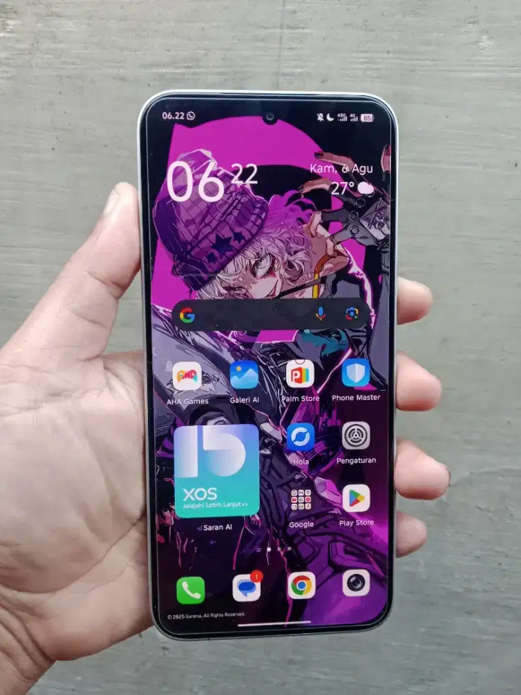 Infinix Hot 60 Pro Nfc rsm 8/256 amoled nominus cakep hp charger saja