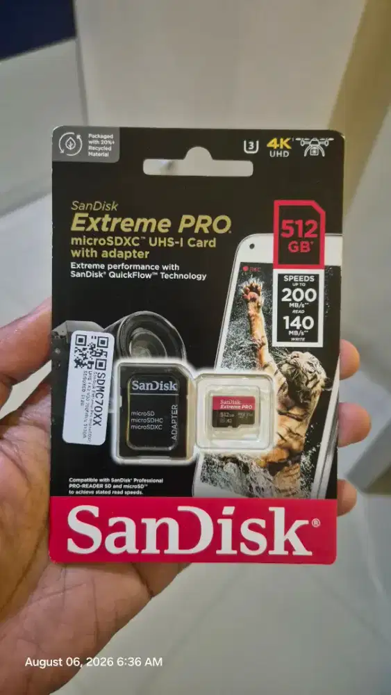 SanDisk Extreme Pro microSDXC Kap. 512 Gb