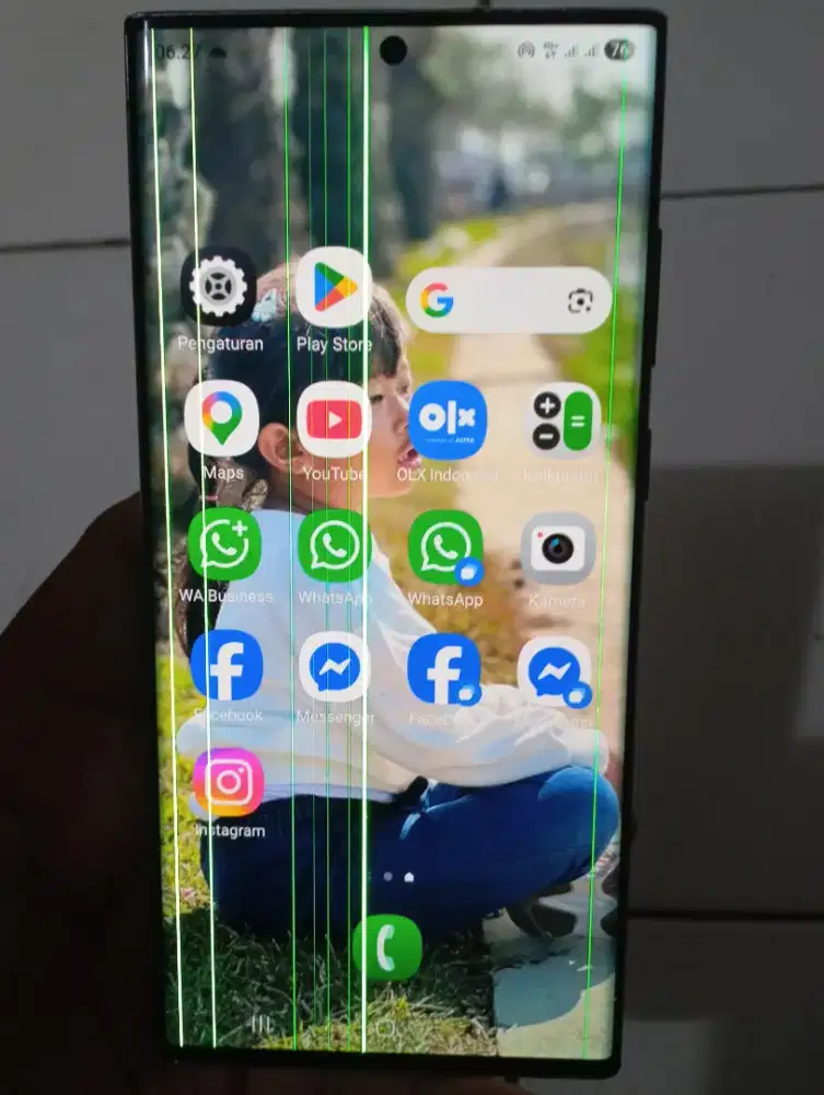 Samsung galaxy S22 ultra 5G 12/512 batangan minus