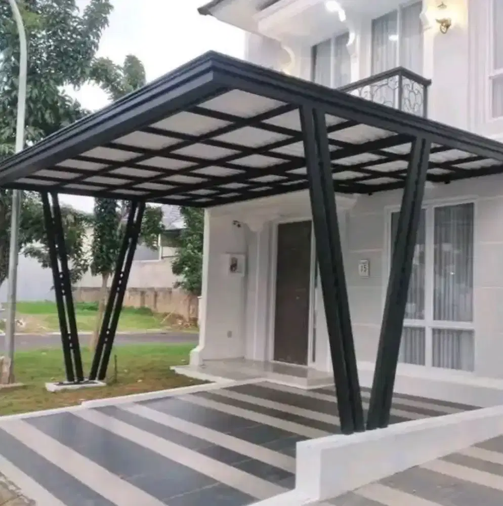 Pembuatan & perbaikan kanopi,atap rumah, gerbang,plafon,pagar,tangga