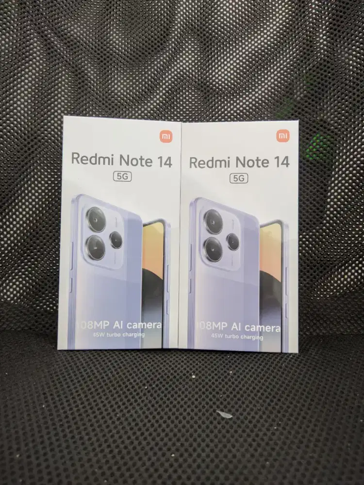 Berminat silahkan WA Redmi Note 14 5G 12/512 Garansi resmi 15bln