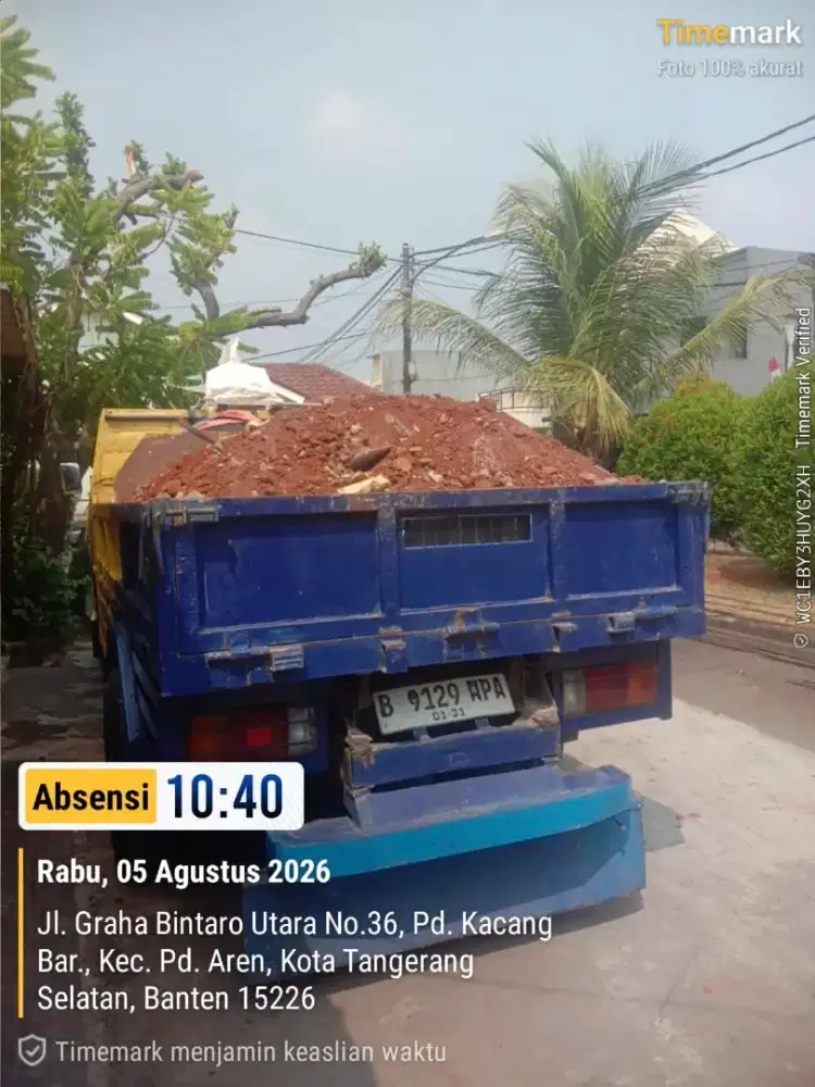 Jasa buang puing dan angkut sampah