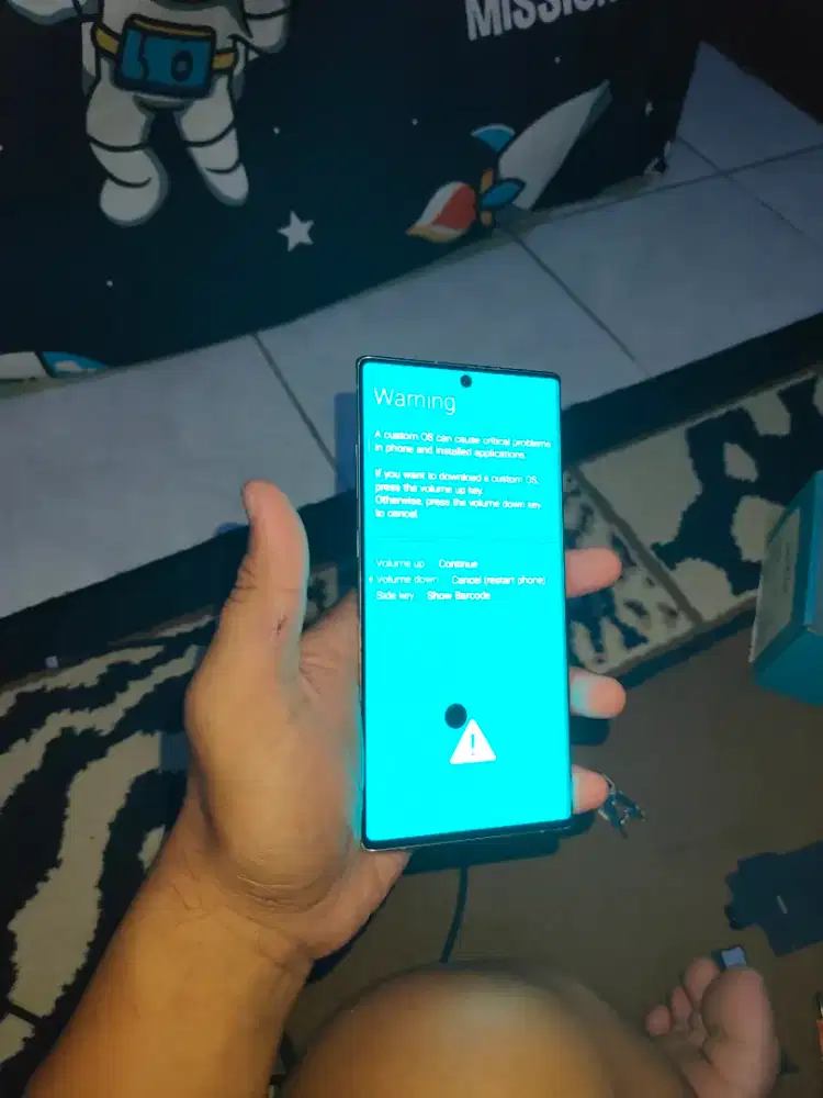 Jual hp Samsung note 10 plus minus bootlop atau stuck di logo samsung