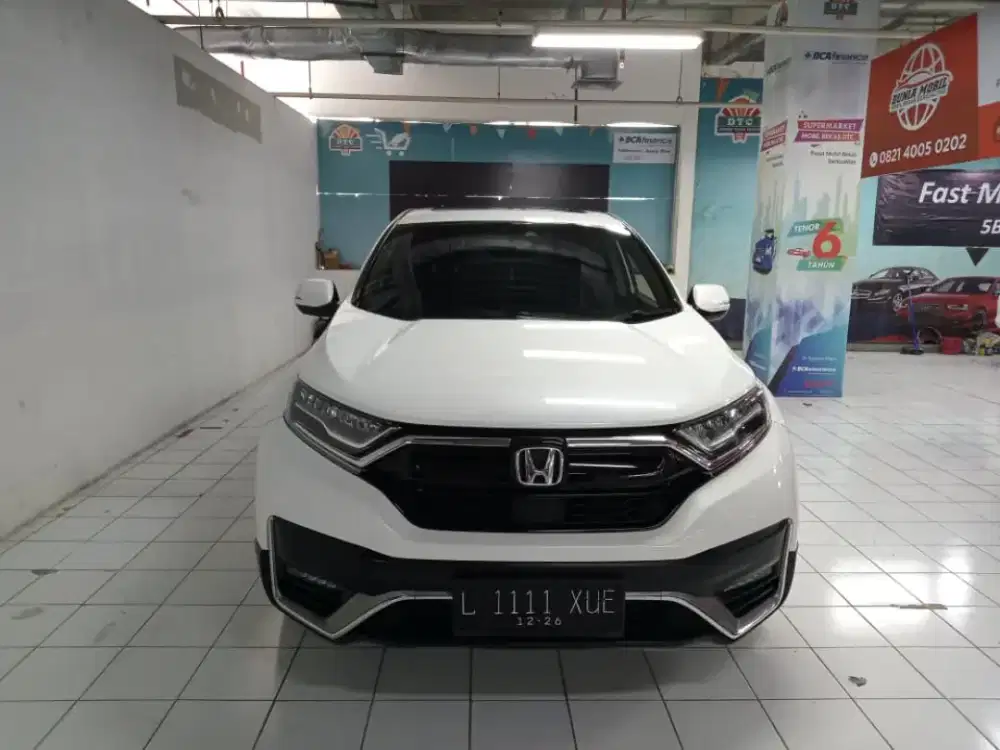 HONDA CRV 1.5 TURBO PRESTIGE SENSING CVT AT 2021 PUTIH ORCHID MUTIARA