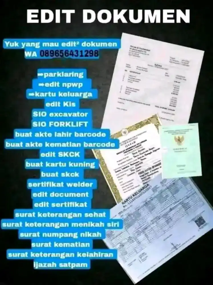 Jasa edit dokumen