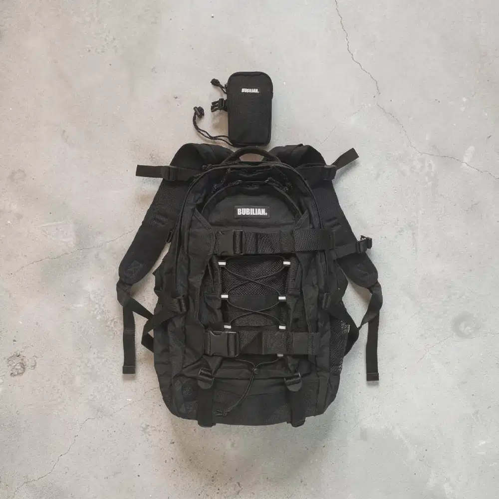 Bubilian Deluxe Backpack + Necklace Wallet (Ransel Tactical / Daypack)