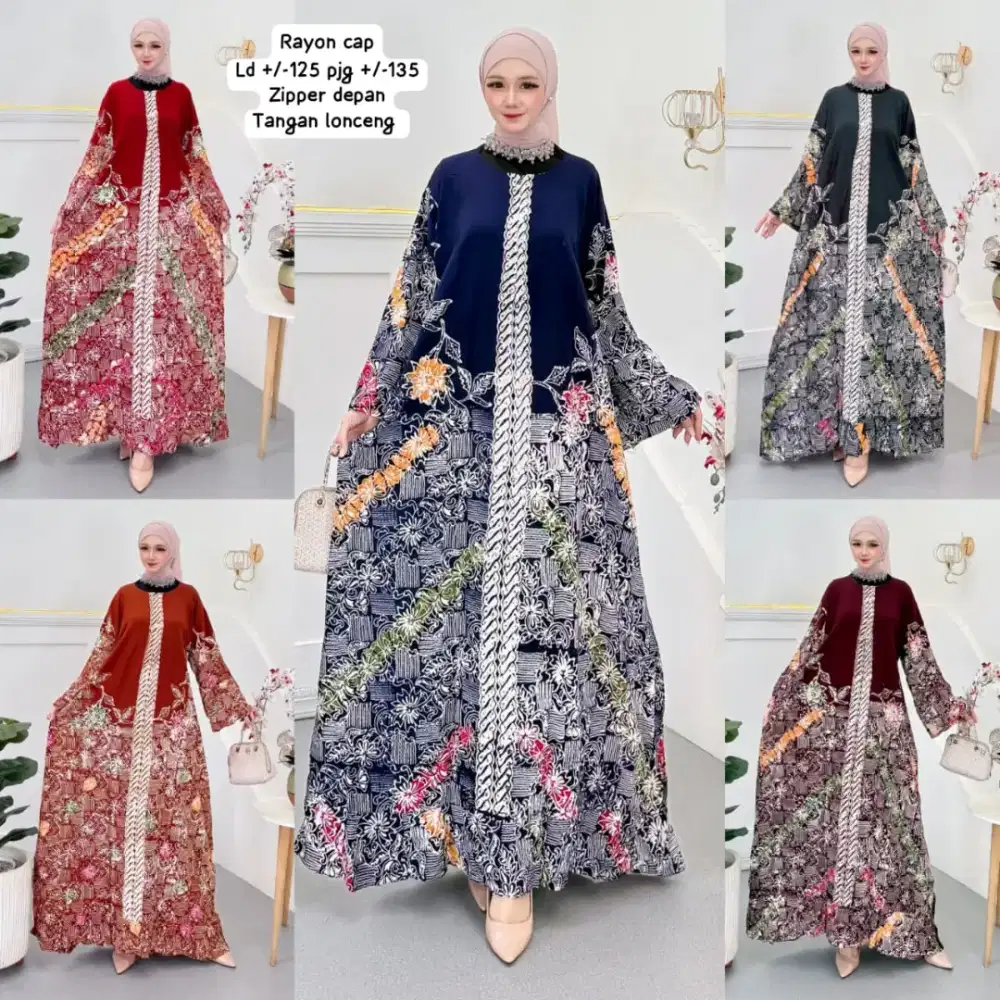 Gamis batik kekinian