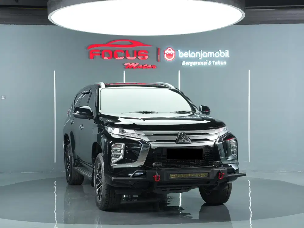 Km 46rb mitsubishi pajero sport dakar 2022 hitam sunroof