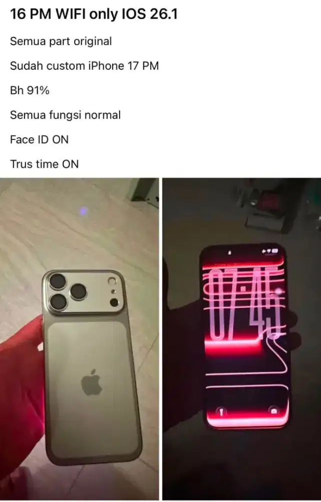 Iphone 16 custom 17