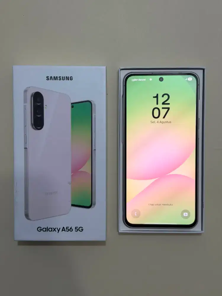 Samsung A56 5G 8/256gb - Pink - Garansi on Oktober 2026