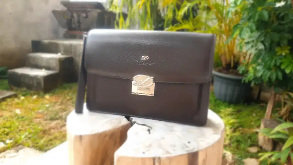 Tas tangan clutch bag Dupont ori